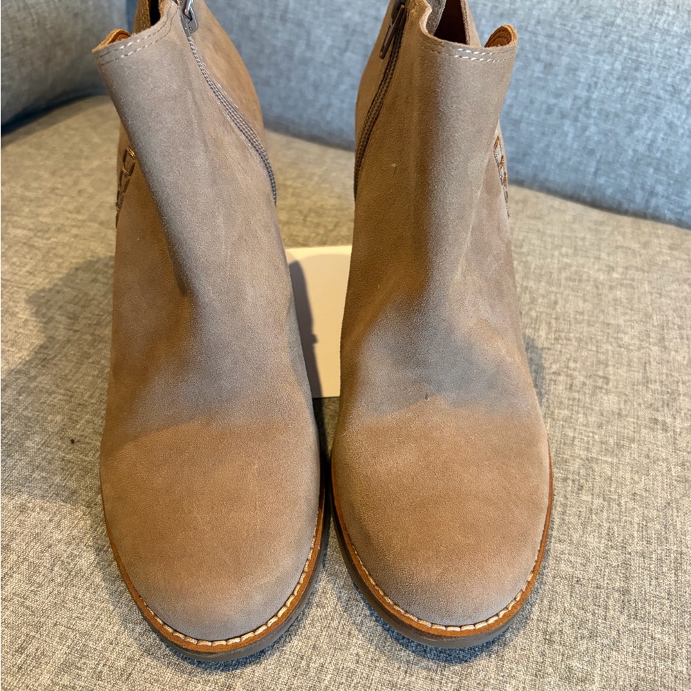 Lucky Brand Brown Ankle Booties